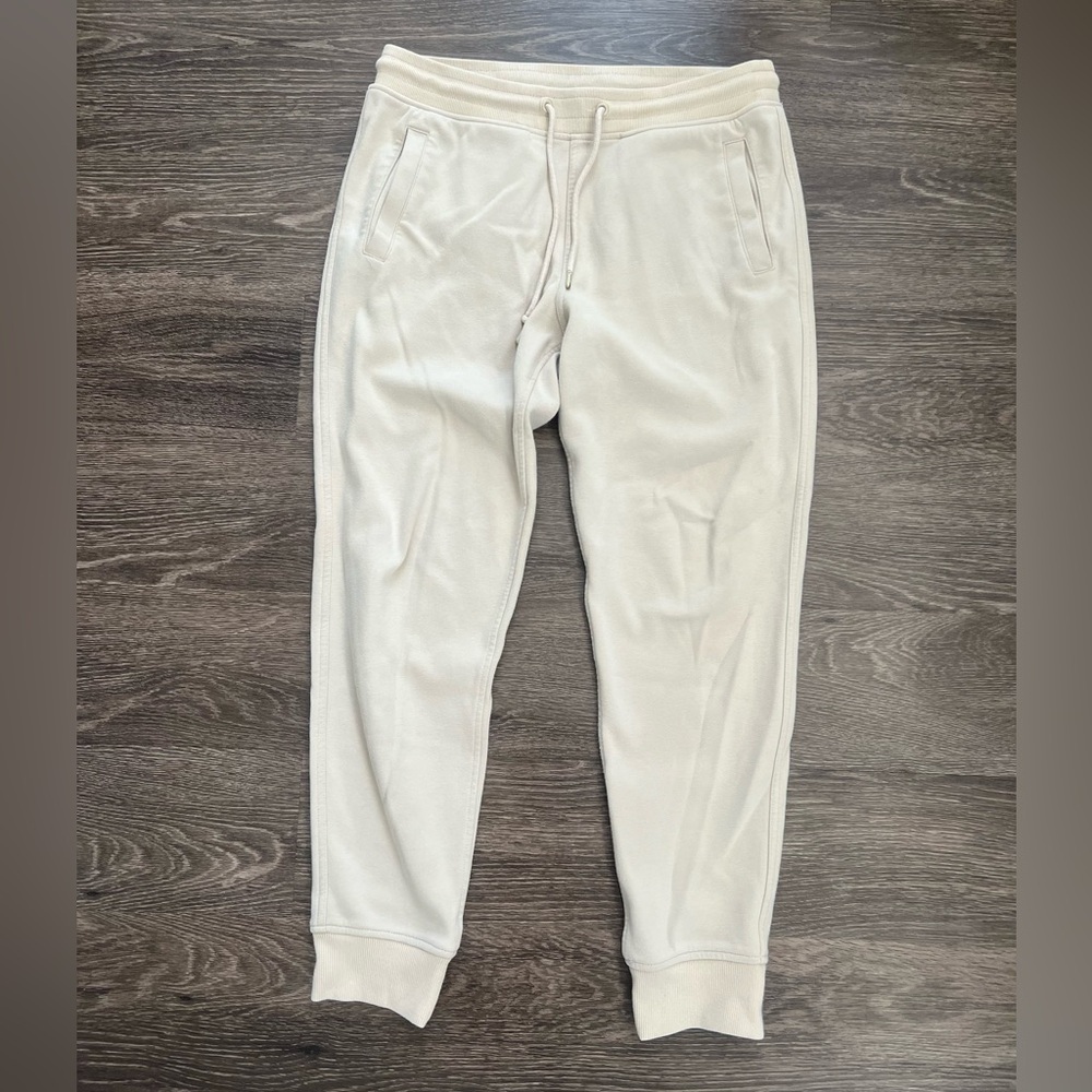 Express Men's Cream Ivory Jogger Sweatpants Size S